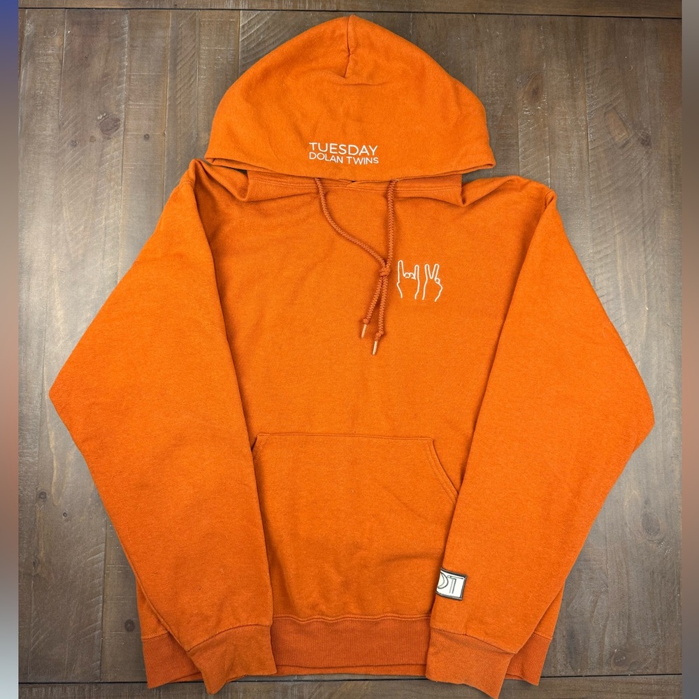 Dolan Twins Tuesday Orange Hoodie